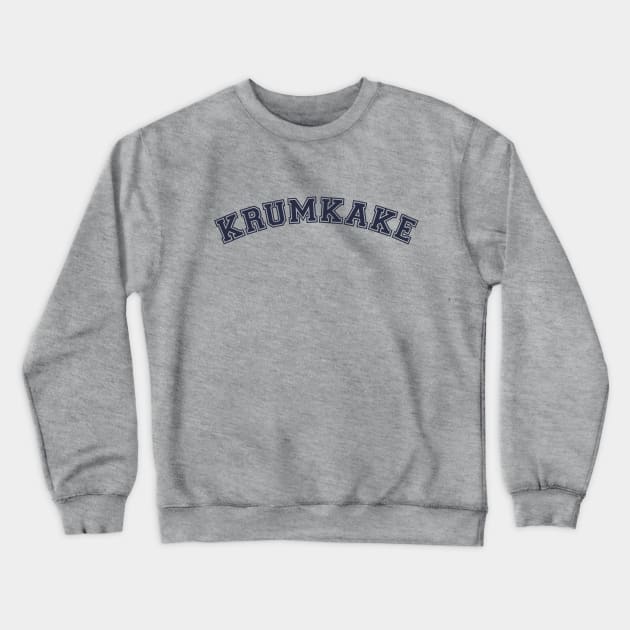 Norwegian Christmas Cookie Dessert Krumkake Crewneck Sweatshirt by Huhnerdieb Apparel